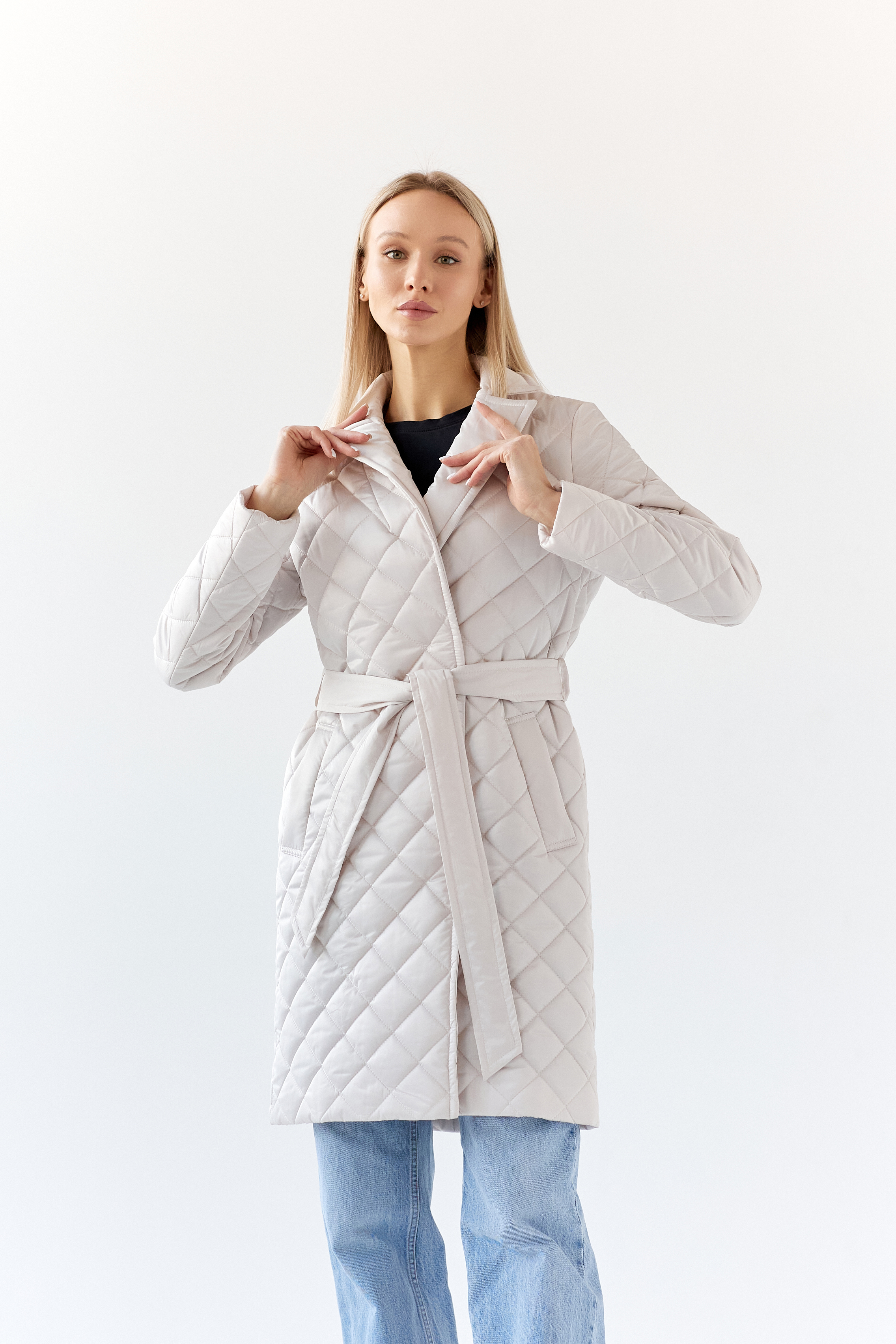 Куртка женская демисезонная 24830 (айвори) Куртка женская демисезонная 24830 (айвори)