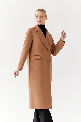 Пальто женское демисезонное 24102 (кэмел) Пальто женское демисезонное 24102 (кэмел)
