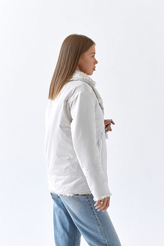 Куртка женская демисезонная 24000 (айвори) Куртка женская демисезонная 24000 (айвори)
